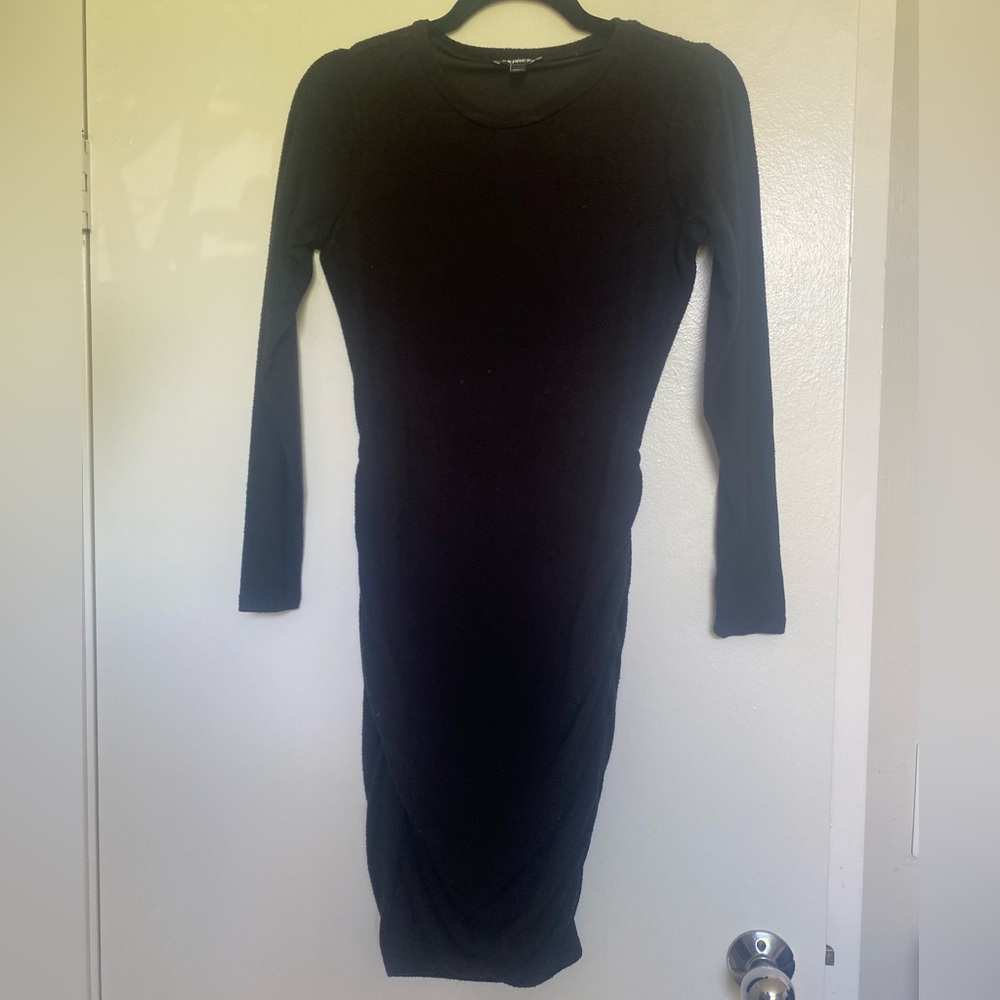 Donating 12/1 - Express size XS Black Long Sleeve Dress